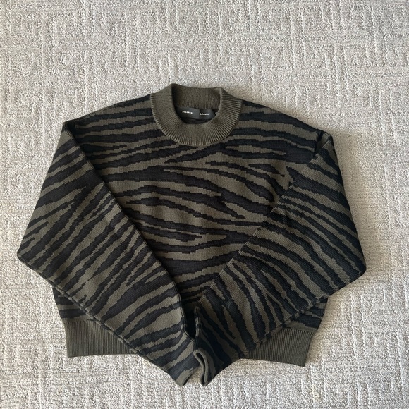 Proenza Schouler Tiger Jacquard Sweater XS - Picture 6 of 9